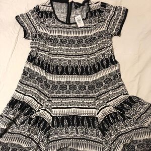 Torrid dress  black & white print New with tags